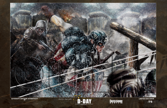 "D-Day" 75th Ann. Cap Poster Print (LIMITED)