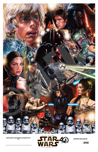 40th Anniversary Star Wars Poster Print (LIMITED)