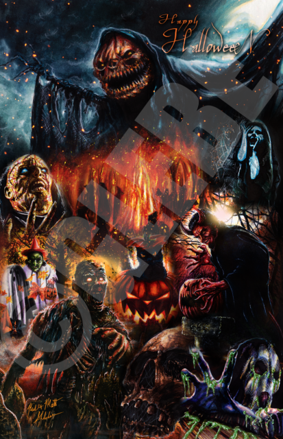 Happy Halloween Poster Print