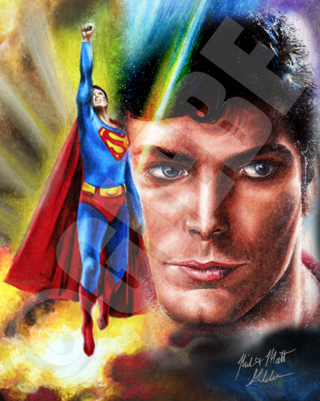 Christopher Reeve Superman 8X10 Canvas Print